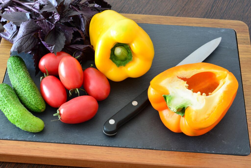 Nature Powered wellness concept with fresh herbs, fruits, and natural ingredients