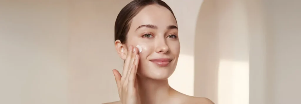 Smiling Face showing healthy skin and natural beauty