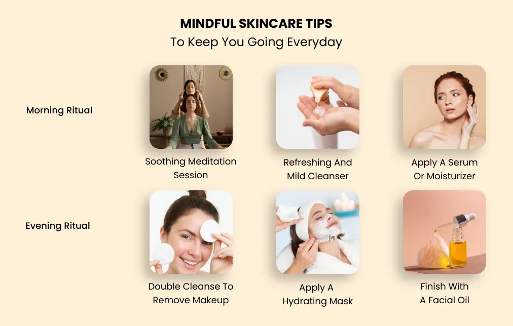 Healthy glowing Face with natural skincare and wellness concept