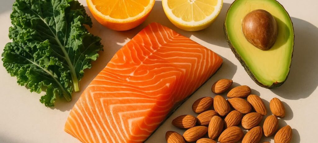 Close-up of nutrient-dense therapeutic food or a symbolic representation of the essential vitamins and minerals missing in a malnourished diet.