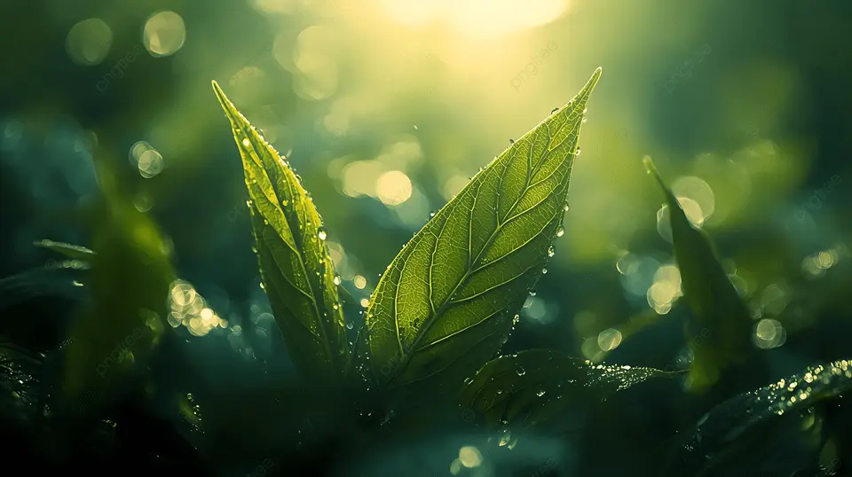 Healthy plant Leaf symbolizing natural growth and environment