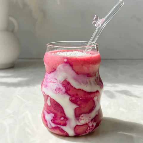 Healthy Natural Energizing Drinks prepared with fruits and plant ingredients