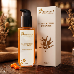 Orovita7 Sea Buckthorn Facewash for clean, glowing, and healthy skin
