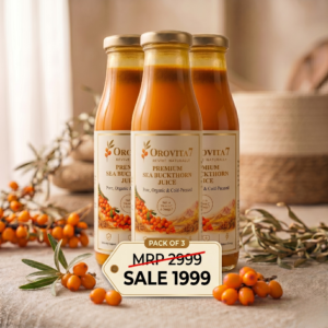 Sea Buckthorn Juice Pack of 3 | Family Wellness Value Pack