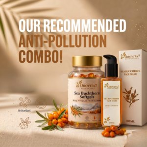 Sea Buckthorn Anti-Pollution Combo | Facewash & Capsules