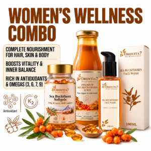 Sea Buckthorn Women Wellness Combo | Daily Nutrition & Skin Care
