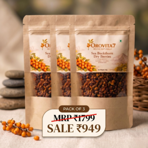 Sea Buckthorn Berry Pack of 3 | Premium Himalayan Superfruit