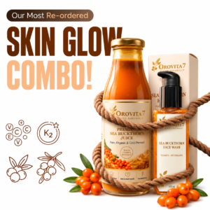 Skin Glow Combo – Sea Buckthorn Facewash & Juice