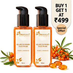 Sea Buckthorn Facewash Buy 1 Get 1 Free | Daily Skin Cleansing Duo