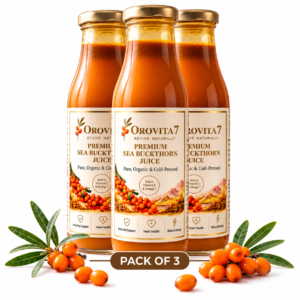 Sea Buckthorn Juice Pack of 3 | Family Wellness Value Pack